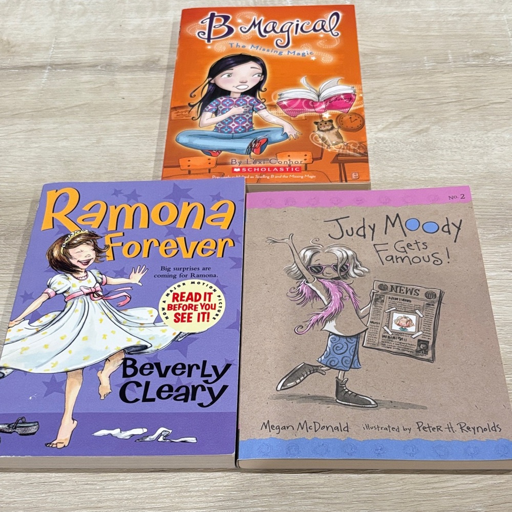 NEW Children's Book Set - B Magical, Ramona Forever, Judy Moody
